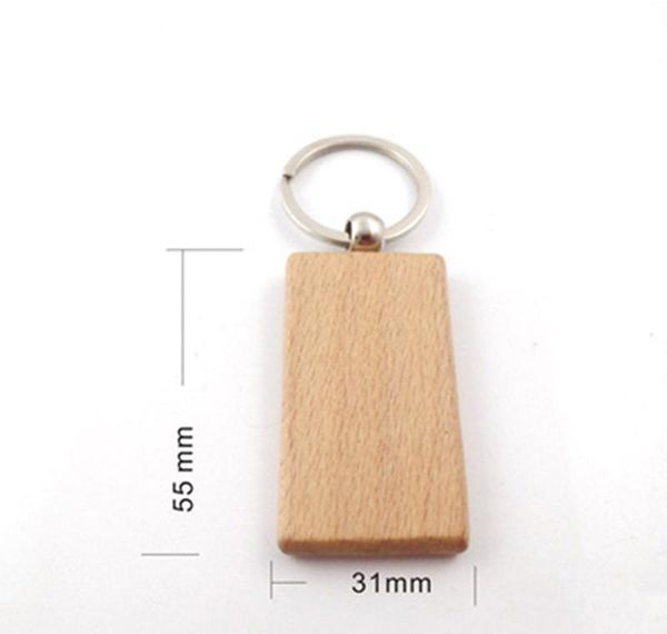 

creative wooden keychain key chains round square rectangle shape blank wood key rings diy key ho wmtgnu bdegarden, Silver