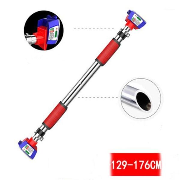 

horizontal bars 129-176cm professional door bar skidproof pull up fitness high with detachable handle1