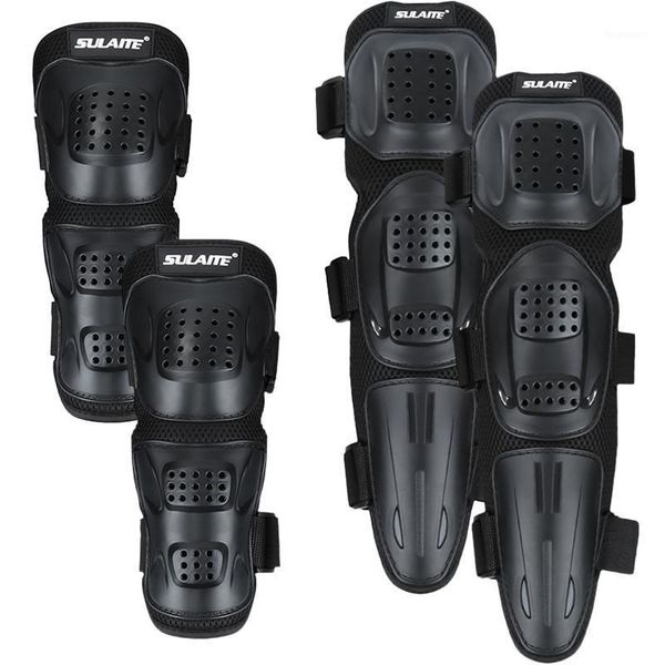 

4pcs motorcycle elbow knee protective pads equipped with elastic quick release strap off-road riding four-piece knee pads1