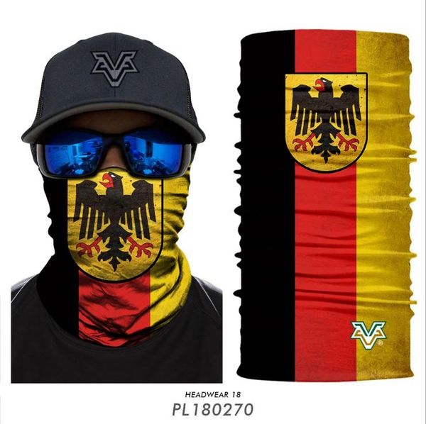 

outdoor sport neck skull bicycle fishing scarf bandanas canada shield face mask headband bandana headwear ring scarf bicycle fy7041, Black