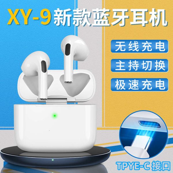 

wirels xy-9 5.0 half in ear black technology tws bluetooth headset