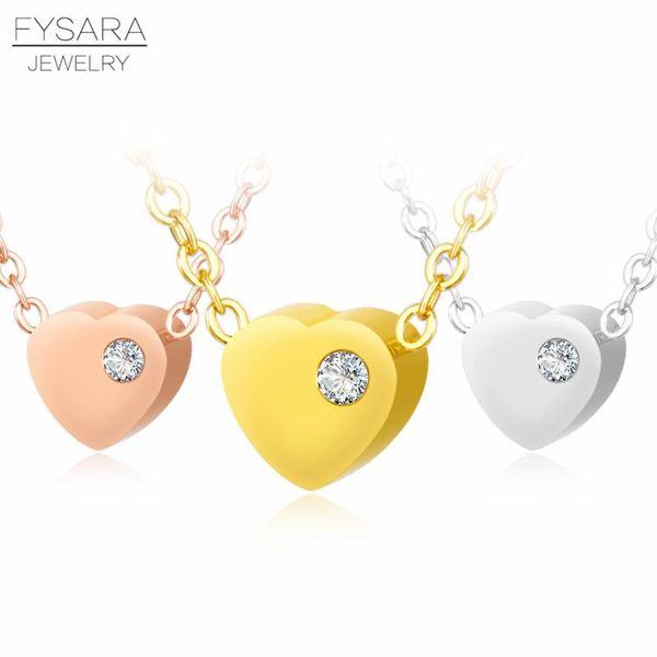 

fysara luxury крошка 5мм сердце ожерелья подвески кристаллы любовь ожерелье чокеры себе ожерелье для женщин bijoux qylttr lottery2010, Black