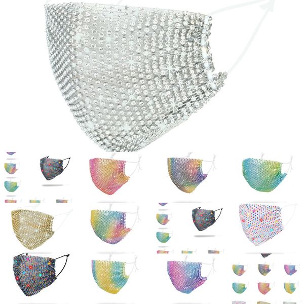 

factoryfactoyfashion bling 3d dust shield sun elbow sequins nightclub face mount masks for women 4 n5r9v