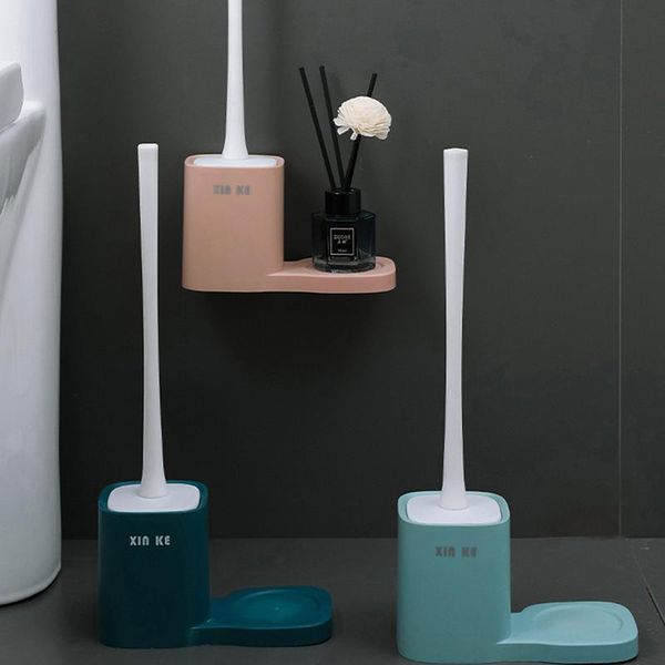 

wall hanging toilet brush bathroom holder cleaning brush toilet clean tool with perforated base household bathroom accessories h jllppf
