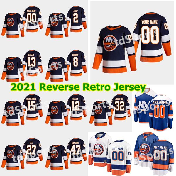 

new york islanders 2021 reverse retro hockey jersey 8 noah dobson jersey anthony beauvillier oliver wahlstrom johnny boychuk custom stitched, Black;red