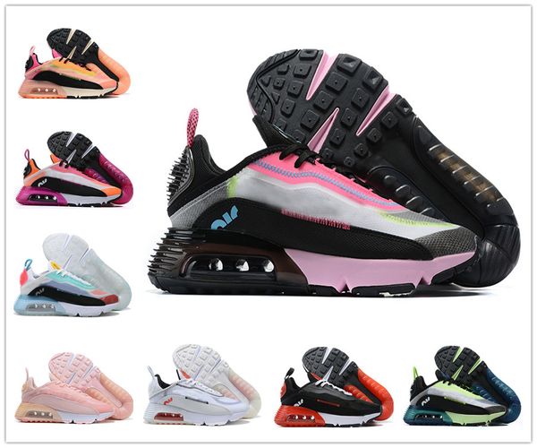 

2020 new designer be true air womens mens running shoes 2090s pure platinum triple white black 2090 duck camo sneakers sports maxes trainers