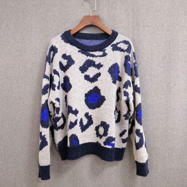 

2021 new graphic knitted sweater women autumn winter long sleeve round neck cotton chic sweaters casual vintage pullover defy, Black