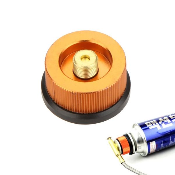 

outdoor stoves connector gas tank adapter aluminum alloy cylinder converter gas saver accessory for camping hiking picnic