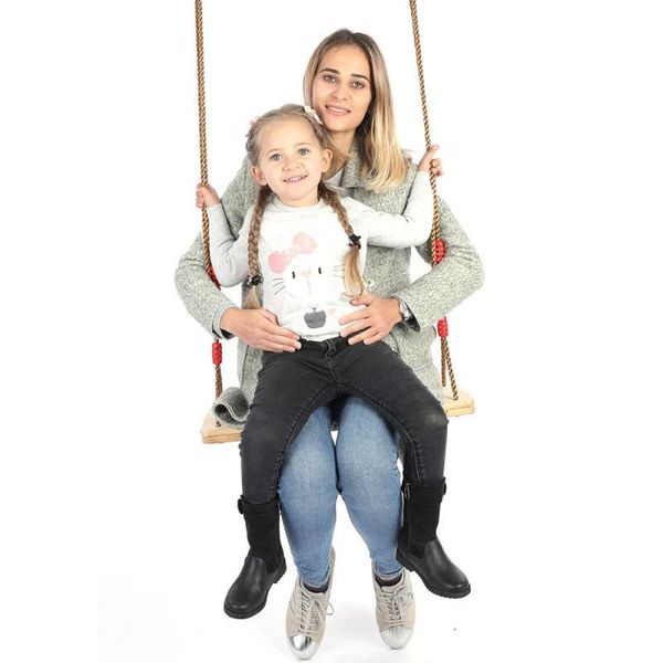 

children's swing seat high-quality polished four-board anticorrosive wood outdoor indoor idyllic environmental swing new 1018