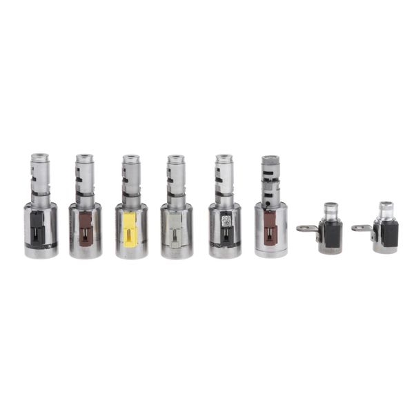 

8pcs/set vehicle transmission solenoid repair parts set for passat 05-09 2.0l v6 3.6l 6-speed fwd