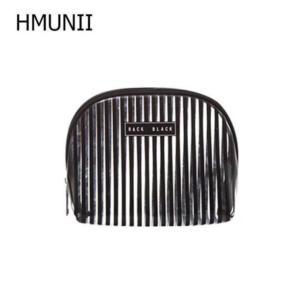 

hmunii portable transparent waterproof pvc plastic travel cosmetic bag travel toiletries bags makeup with zipper trumpet large