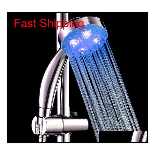 

7 color changing colorful led shower head led water shower head light glo qylgej homes2011