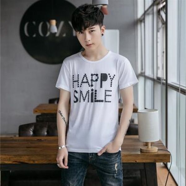 

quality cotton t t-shirt summer men clothing tee shirt gi03p fus3, White