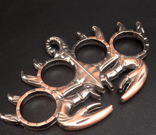 

new brass knuckles holy spiritus mundus named iron dusters fist window breaker finger ring plating knuckle dusters metal alloy