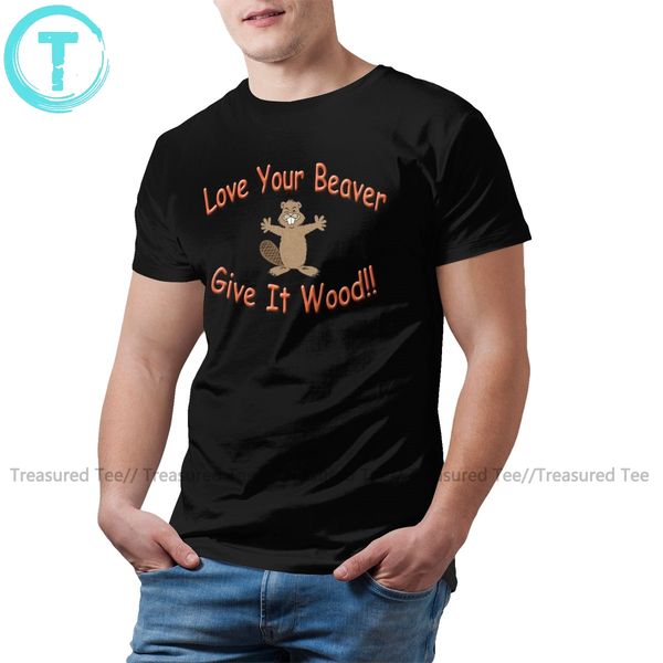 

beaver love your beaver men short sleeves classic awesome cotton print 5x hoodie designers t shirts sweatshirt