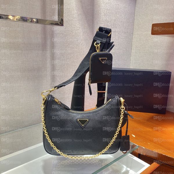 

2021 fashion shoulder leather handbags wallet women bags cross body luxury hobo designers shoulder purses messenger bag box