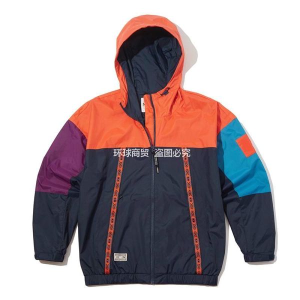 

north jacket men hoodies sweatshirts casual coat hooded cardigan plus thin clothes 2020 new fashion spliced jacket printed nj4hk52k, Black;brown