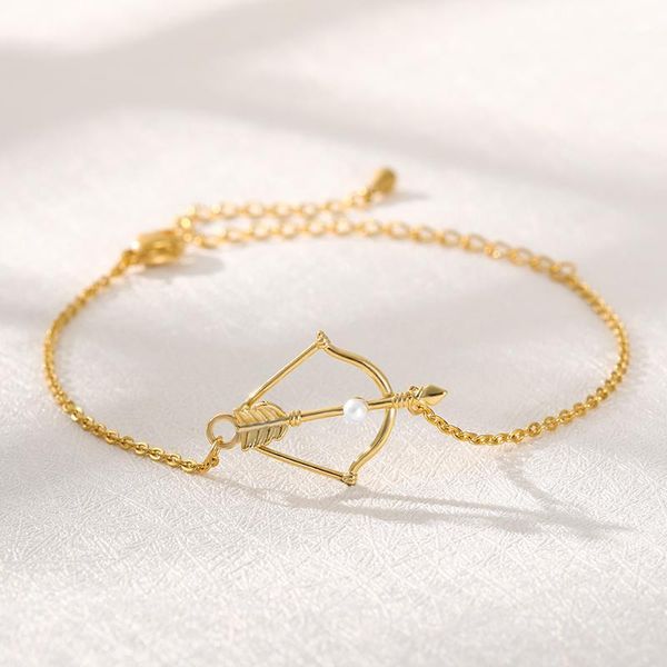 

link, chain 2021 crystal zircon necklace for woman exquisite bow and arrow hollow stainless steel jewelry accessories1, Black