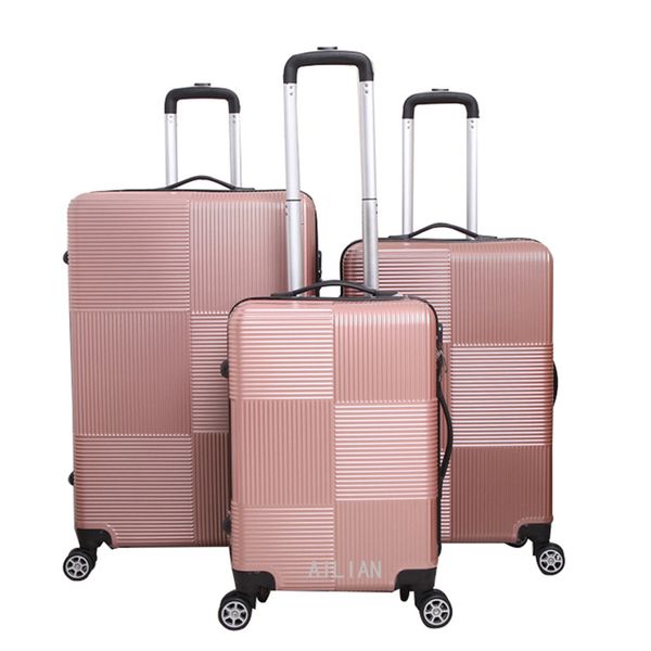 

20'24'28' zipper ручной клади чемодан на колесах роллинг багажа сумка trolley case путешествий чемоданов с колесами свободной перевозкой гру