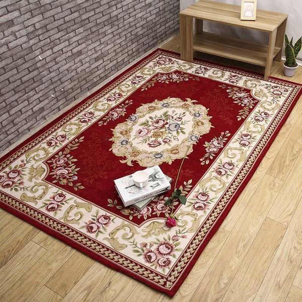

modern rectangle hallway carpet washable l saloon mats rugs anti-skid jacquard carpet for living room home decorate1