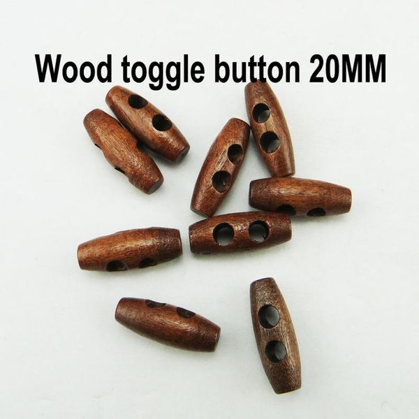 

100pcs 20mm brown wooden horn toggle clothes sewing button clothing accessory coat buttons whb-085 100 jllnme, Silver