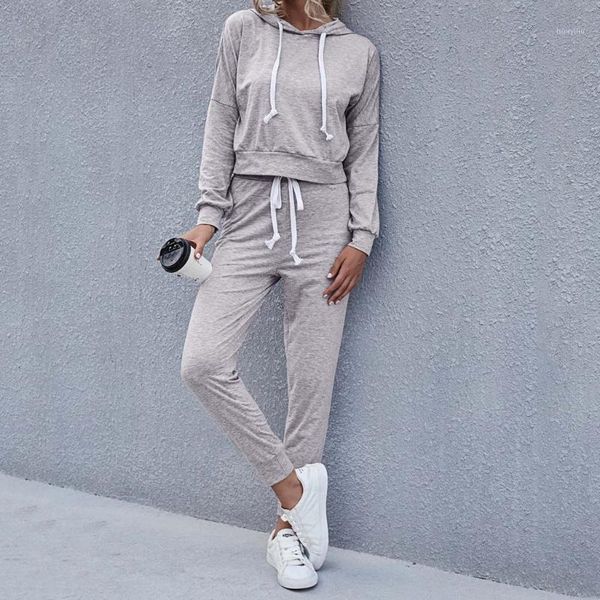 

running sets women fashion leisure time o-neck sweater athletic wear long sleeves suit sportswear for gym joggers #31, Black;blue