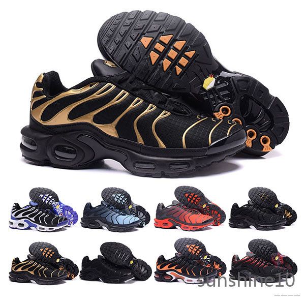 

2019 новые кроссовки мужчины tn обувь тнс плюс моды увеличение вентиляции повседневного инструкторы olive красной синие черные кроссовки cha