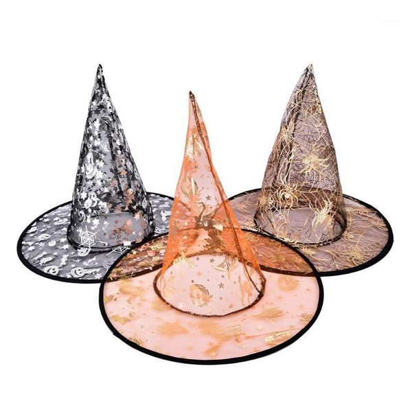 

party hats random color 1pcs kids women witch hat for halloween costume accessory supplies hats1