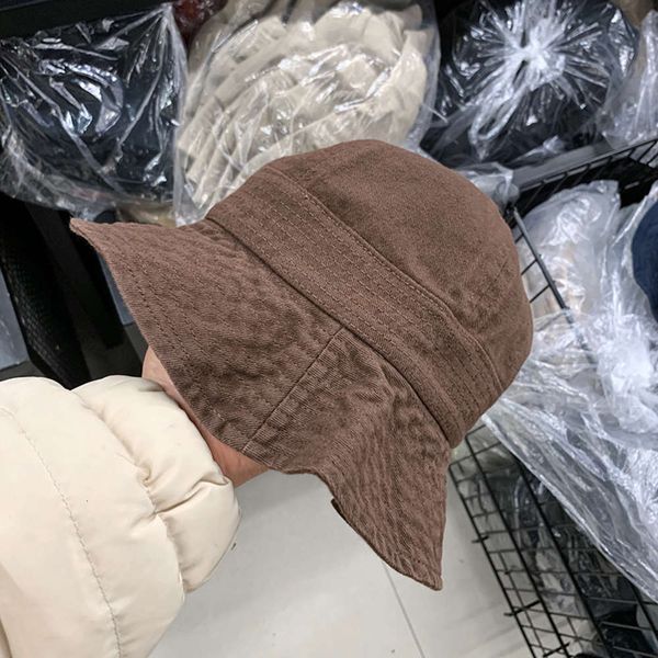 

cool wind net red spring and summer cotton fisherman's plain color travel with student sun visor cornice hat sunscreen, Blue;gray