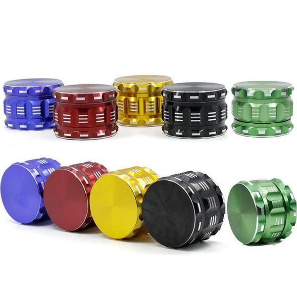 

metal grinders herb grinder tobacco 4 layer dry herb 6m*46mm crusher filter polygon flatpattern herbal grinders smok jlldak allguy