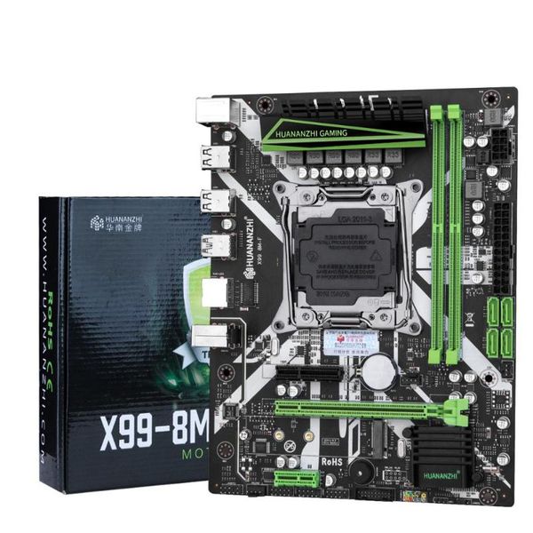 

x99 motherboard huananzhi x99 8m-f intel xeon e5 lga2011-3 all series ddr4 recc non-ecc memory nvme usb3.0 sata