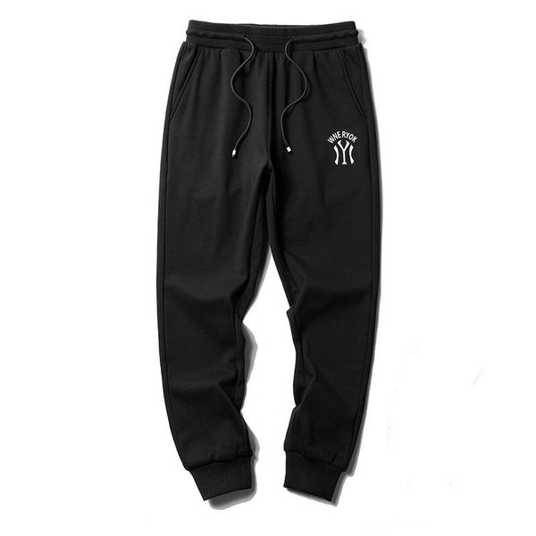 

осенью и зимой брюки для мужчин европы и америки 2020 новый чистый хлопок бархат теплый комплект для ног брюки тенденции моды универсальный, Black