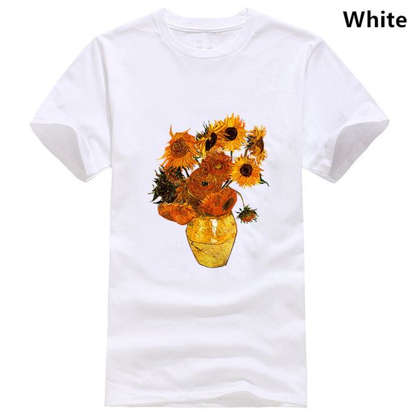 

t shirt black trim vase with daisies by vincent van gogh starry night awesome printed tee sport hooded sweatshirt hoodie