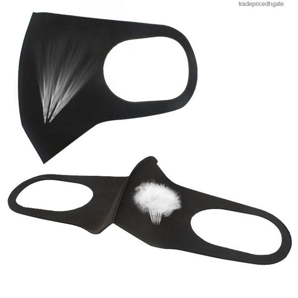 

black soft cotton 30pcs haze washable reusable mouth masks anti dust windproof breathable face mask