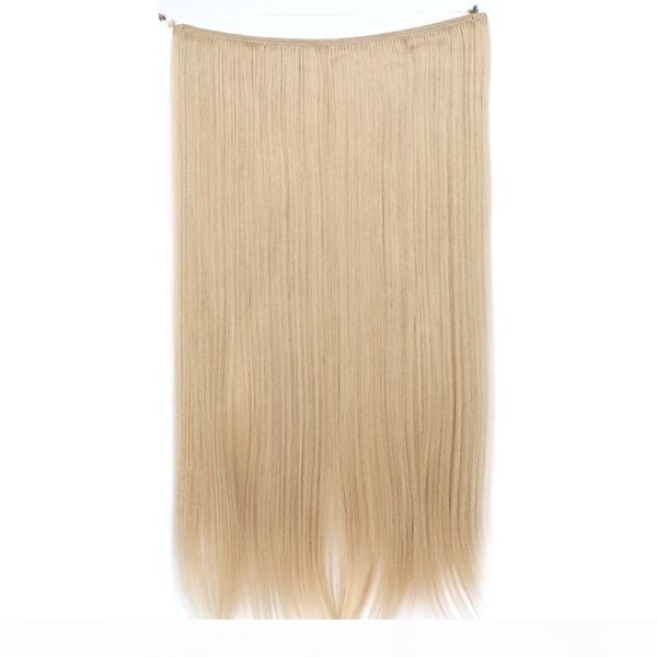 

8a 120g pure color 22# 613# silk straight brazilian remy hair 20inch 22inch 24inch flip in hair wefts real human hair, Black