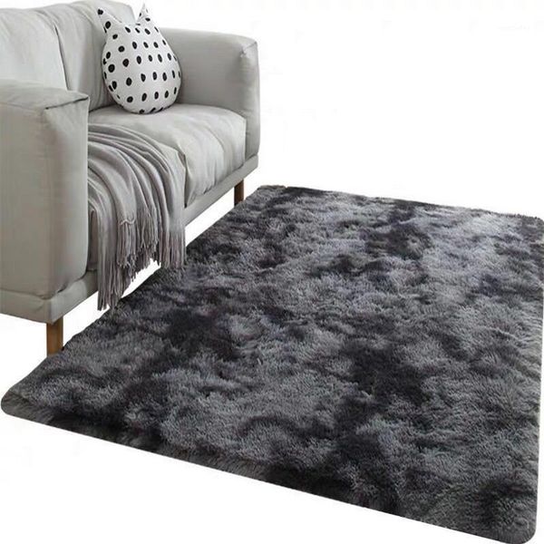

carpets carpet tie dyeing plush soft for living room bedroom anti-slip floor mats water absorption rugs1