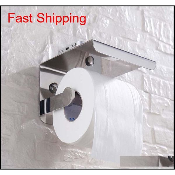 

wholesale and retail modern stainless steel bathroom paper holder accessories shelf wall m qylwxv bdesports