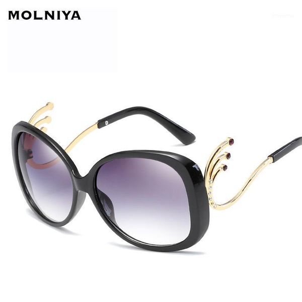 

sunglasses fashion personality sunglasses europe america trend toad mirror ms anti-uv1, White;black
