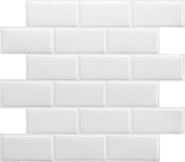 

wall sticker wallpaper tile post mosaic modern minimalist style kitchen bathroom waterproof and dirt proof 11" x 10
