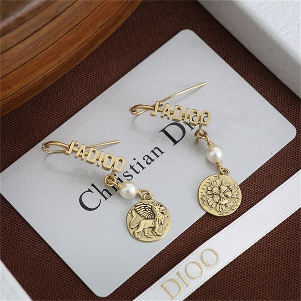 

85% off factory clearance new earring female pearl ear hook, Golden