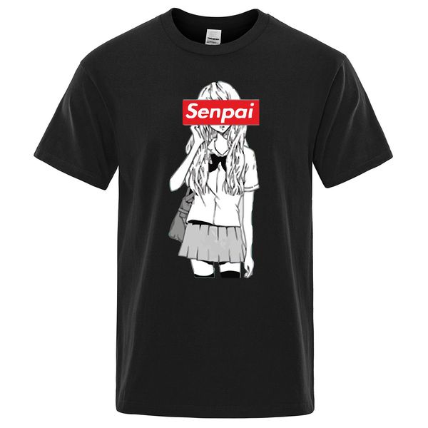 

senpai anime girl nerdy print ajax men's ga streetwear tee tshirt harajuku tees sport hooded sweatshirt hoodie men t shirt