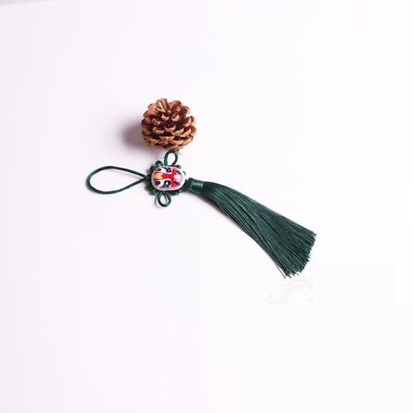 

5pcs new chinese knot mask tassel pend diy jewelry accessories home textile curtain garment sewing macrame decoration pendant h qylnyd