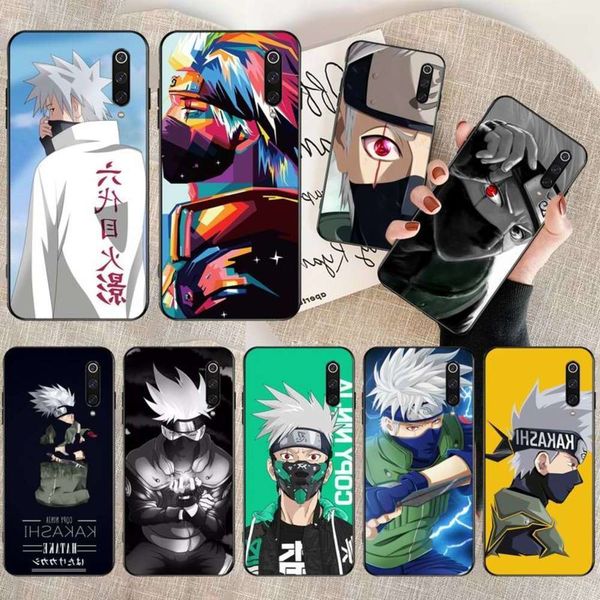 

3naruto hatake kakashi black soft tpu mobile phone cover is mi 10 pro lite mi9 9se pocophone f1 mi 9t pro note 10 lit