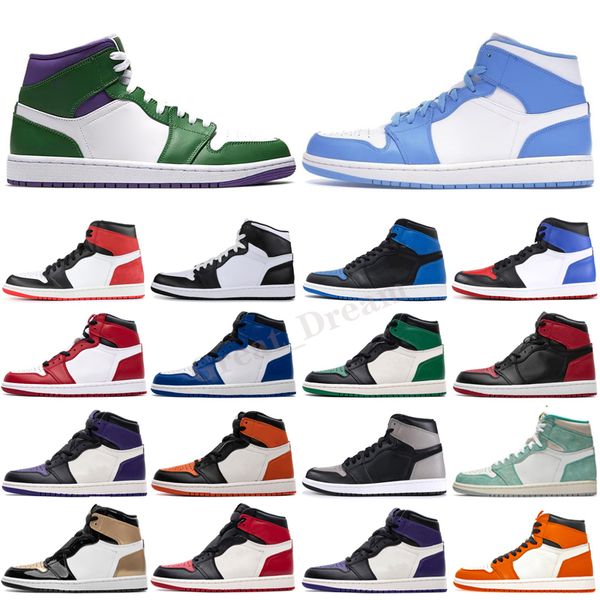 

2021 men women fearless pink chicago obsidian mocha satin digital retro shoes 1 1s mens basket ball court 36-46 t1#dh