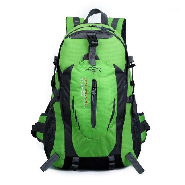 

outdoor bags backpacks waterproof nylon backpack women climbing equipment mountain men hiking travel bag 40l large sportbag1