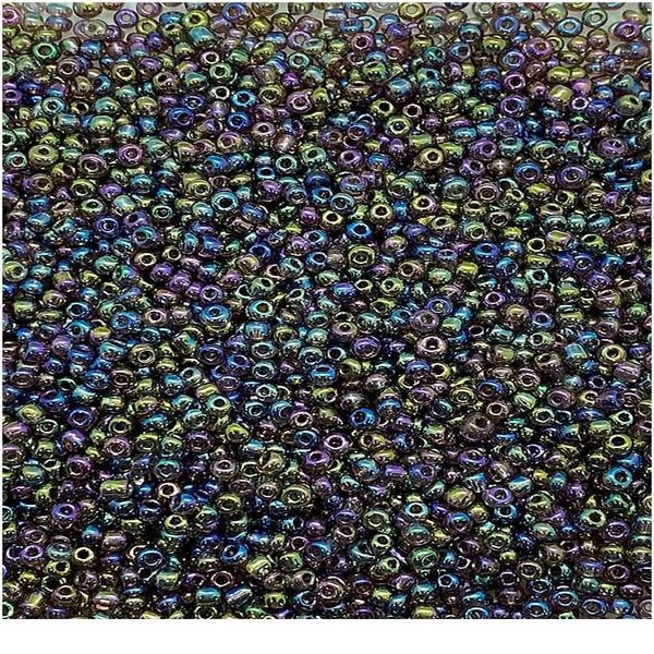 

2mm*1000pcs psychedelic colorful czech diy handmade glass beads, bracelets and beaded children's jewelry accessories 2mm*1000p bbynmb