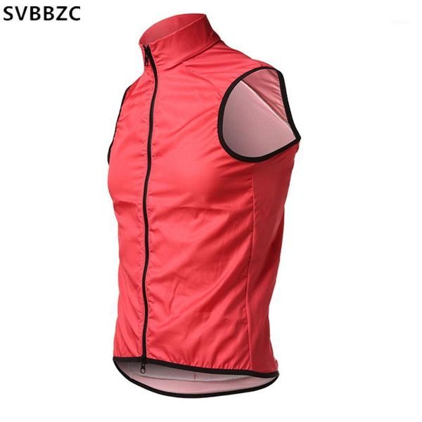 

motocycle racing clothing pro team lightweight windproof cycling vest breathable summer red sleeveless ropa ciclismo windser maillot gil, Black