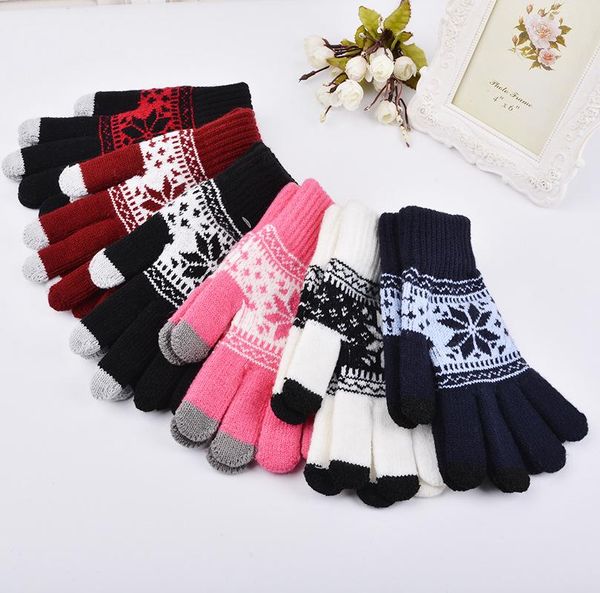 

2020 зима перчатки женщины сотовый телефон сенсорный, Blue;gray