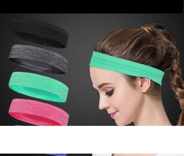 

fashion sports headband fitness running yoga elastic hairband silicone non-slip hair accessories hair headwear antiskid sweatbands