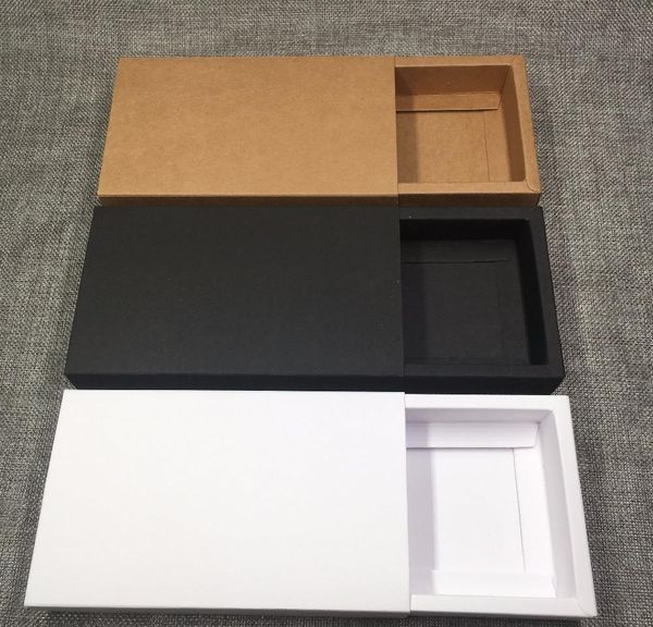 

paper drawer gift boxes kraft brown handmade soap packaging boxes party storage box for jewerly/ jllytw mx_home